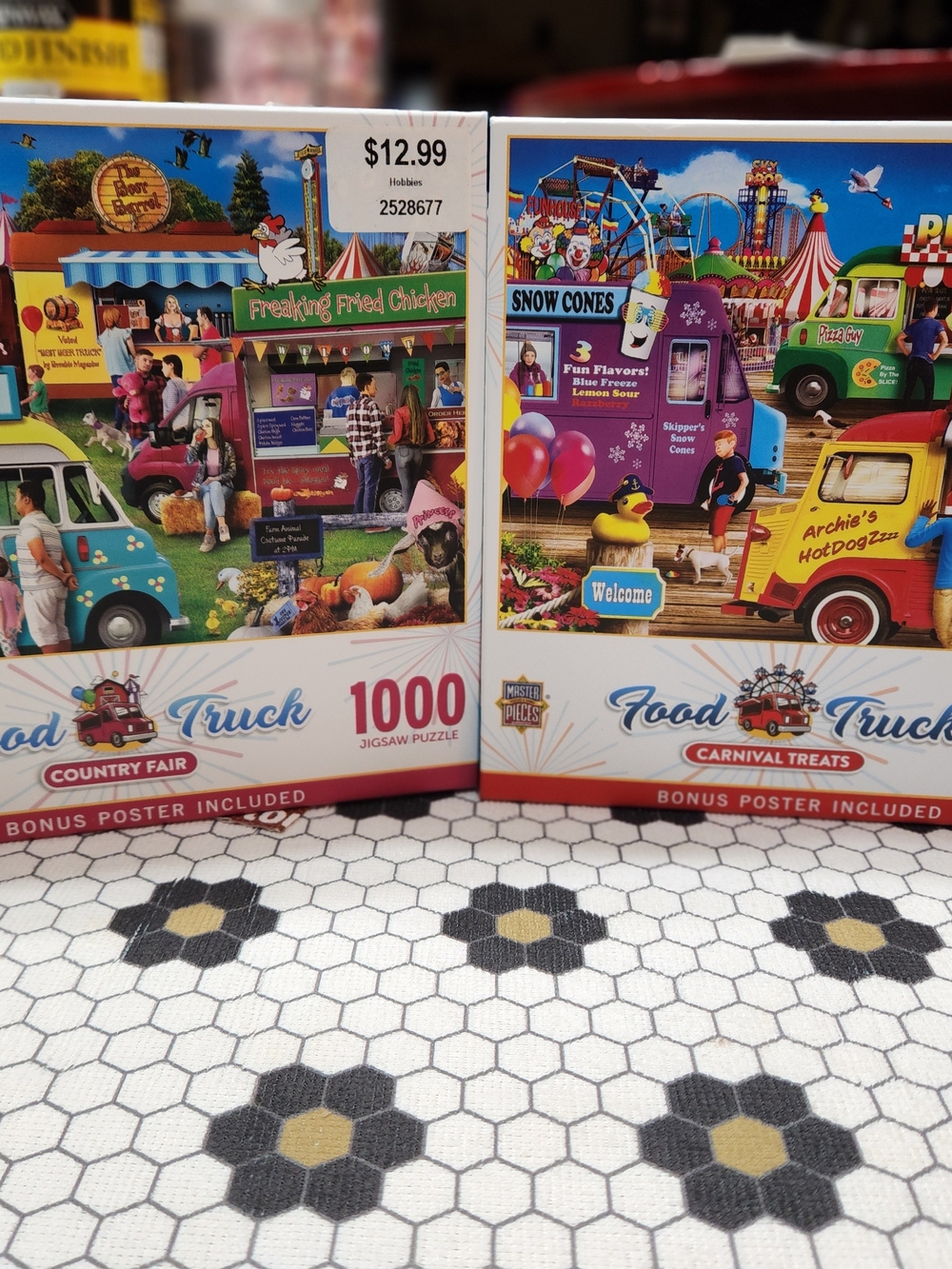 Food Truck 1000-Piece Jigsaw Puzzle - Carnival Treats And County Fair Set